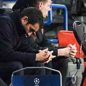 Rangers manager Giovanni van Bronckhorst looks dejected during the 7-1 defeat by Liverpool at Ibrox.