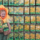Ada Harper (6) at Dobbies Garden Centres