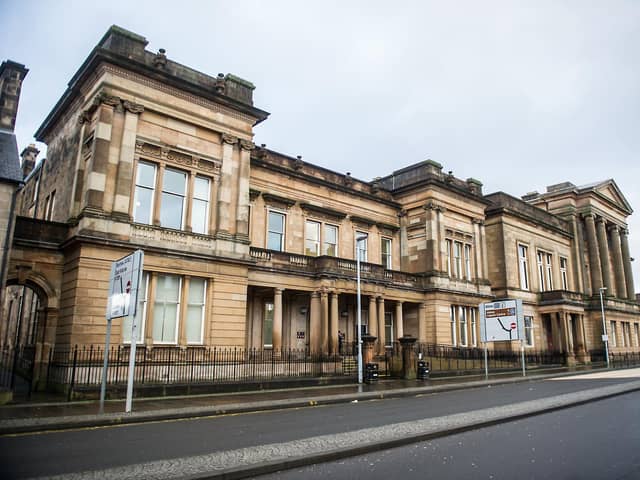 Paisley Sheriff Court, where the man appeared accused of attempted murder. Picture: John Devlin