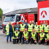 The team at Alexander (Scotland) & Co, which has been serving steel customers across central Scotland for almost 75 years.