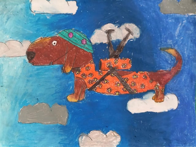 One of almost 700 entries received from Edinburgh school children.