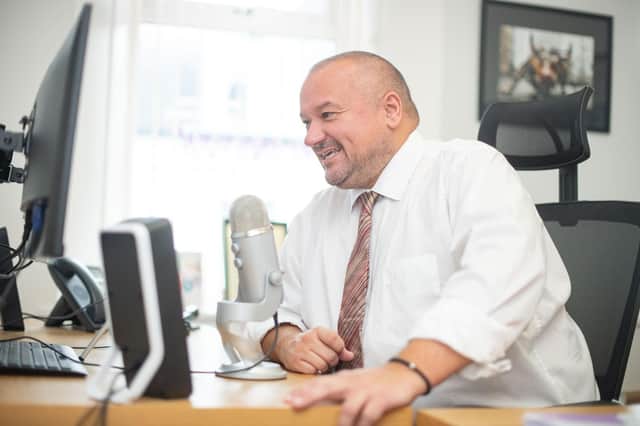 Phil Anderson, podcast host and founder of Phil Anderson Financial Services (Pic: Michal Wachucik/Abermedia)