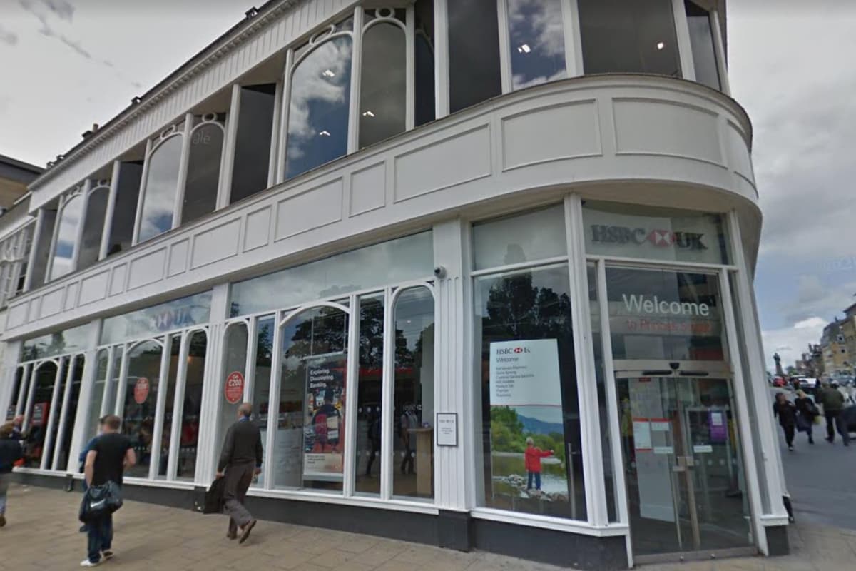 Edinburgh Princes Street HSBC first of 82 stores nationwide to close doors