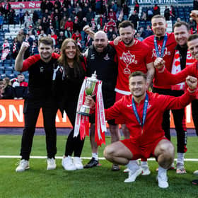 Airdrieonians won the SPFL Trust Trophy last season.