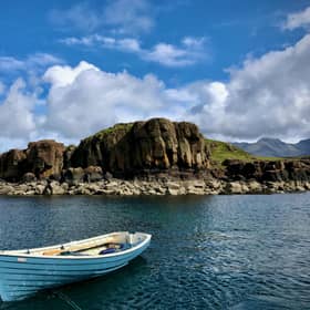 The Viking shipyard at Loch na h-Airde on Skye’s Rubh an Duna.