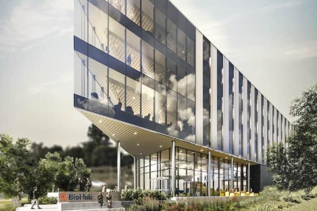 The main phase of construction work on the £40m BioHub facility at Foresterhill Health Campus in Aberdeen is set to get underway in the New Year.