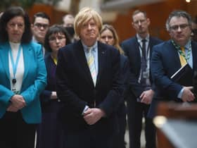 Michael Fabricant who attended a short ceremony in Portcullis House this morning for MPs, their staff and House staff to send a message of solidarity and friendship to the people of Ukraine. Issue date: Tuesday March 1, 2022.