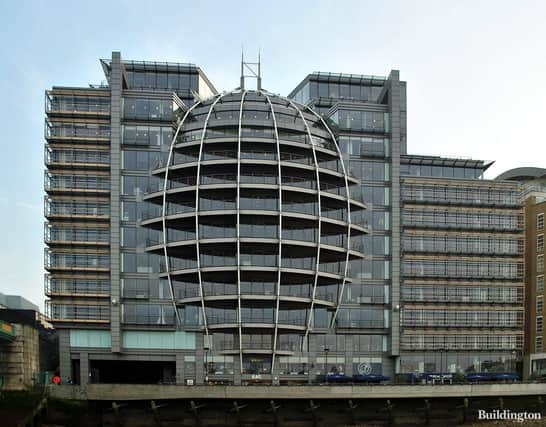 Ofcom headquarters at Riverside House, Bankside next to Southwark Bridge in London