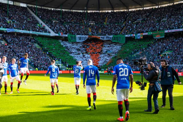 The next Celtic and Rangers clash could be cancelled. Picture: SNS