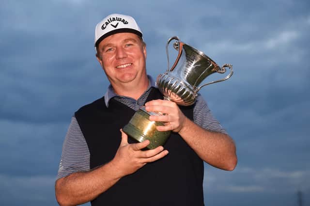 England's Ross McGowan savours his victory at the Italian Open.