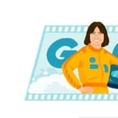 Today's Google Doodle honours Kitty O'Neill