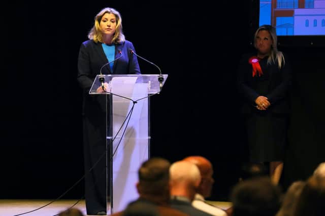 Penny Mordaunt loses Portsmouth North. (Photo by Alishia Abodunde/Getty Images)