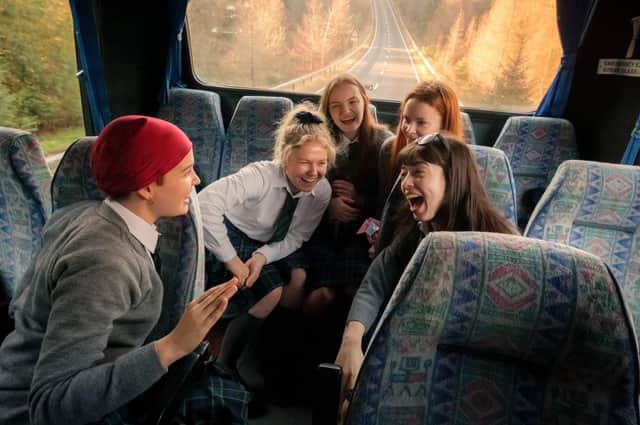 Tallulah Greive, Sally Messham, Abigal Lawrie, Rona Morison and Marli Siu in Our Ladies.