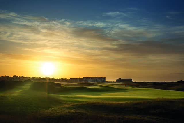 Carnoustie's Championship Course will stage The Senior Open Presented by Rolex for a third time in 2024. Picture: Mark Alexander