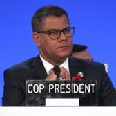President for COP 26, Alok Sharma, at the opening ceremony at SECC in Glasgow