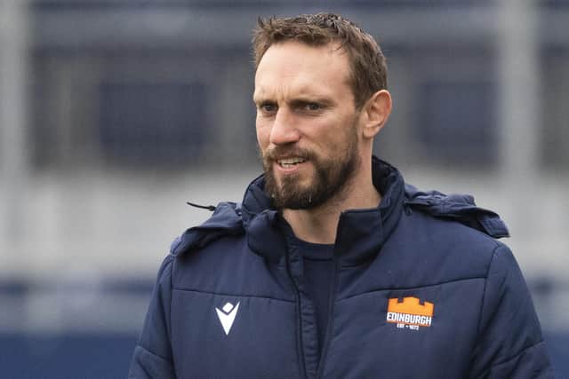 Mike Blair has no concerns over Edinburgh's Champions Cup match against Castres potentially being switched to BT Murrayfield due to the cold weather. (Photo by Ross MacDonald / SNS Group)