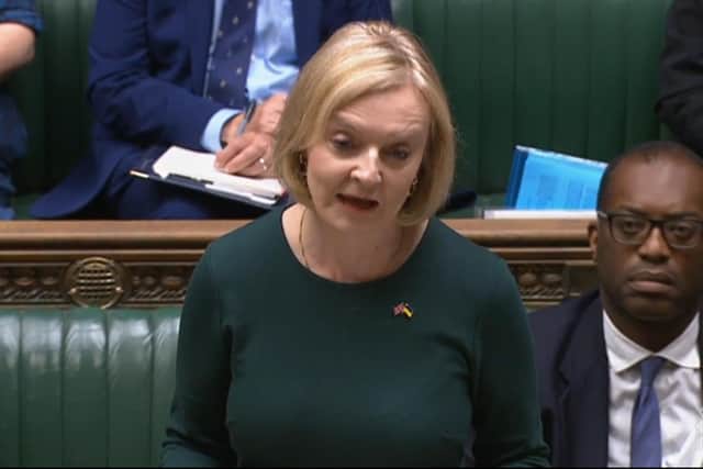 Prime Minister Liz Truss outlined her plans in the Commons on Thursday.