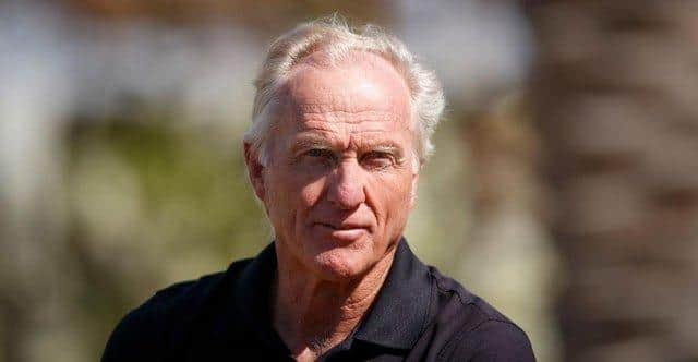 Former world No 1 Greg Norman is the CEO of LIV Golf. Picture: Oisin Keniry/Getty Images.