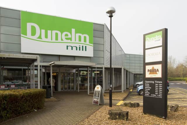 File photo dated of a Dunelm store, as the Homewares chain has reported a 17 per cent plunge in half-year profits as soaring costs took their toll.