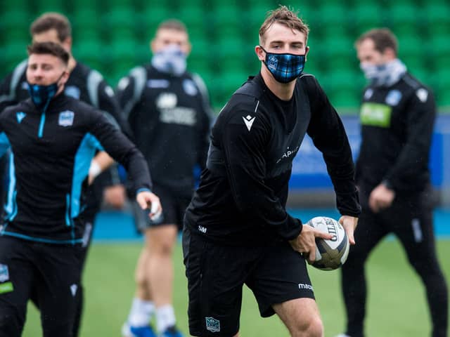 Glasgow centre Stafford McDowall's season was disrupted by a shoulder injury. Picture: Ross Parker/SNS