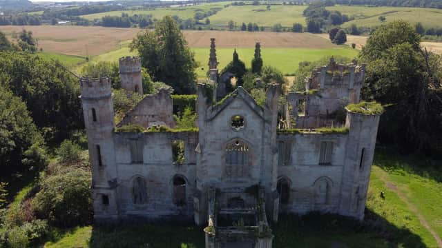 Cambusnethan Priory, near Wishaw, is in a critical condition. PIC: Kevin Rooney.