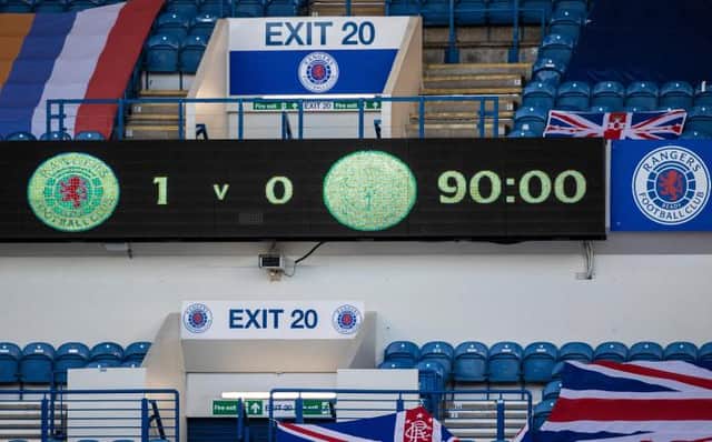 Rangers manager Steven Gerrard insists the final score was far more important than his team's performance against Celtic at Ibrox. (Photo by Craig Williamson / SNS Group)