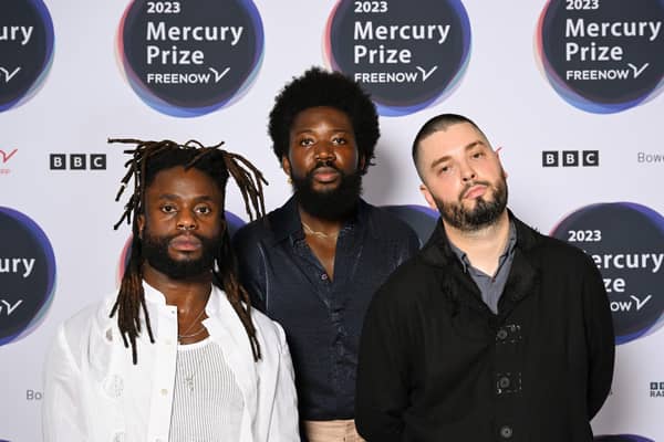 The members of Young Fathers, Kayus Bankole, Alloysious Massaquoi and Graham ‘G’ Hastings, are no strangers to awards ceremonies and will be among many people's favourites to win a third SAY Award (Picture: Jeff Spicer/Getty Images)