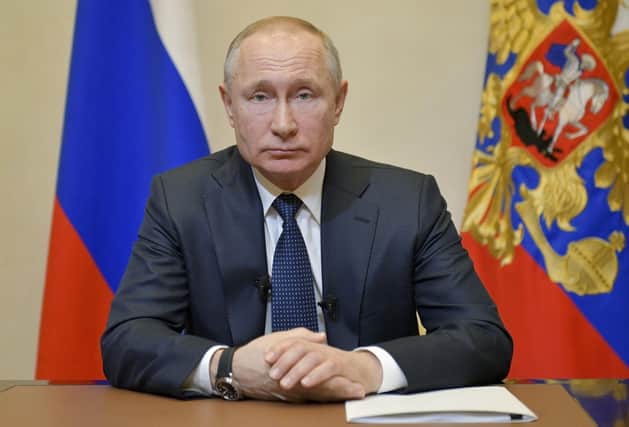 Vladimir Putin's regime has been accused of interfering in democratic elections in both the US and UK (Picture: Alexei Druzhinin, Sputnik, Kremlin Pool Photo via AP)