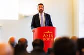 Gregor Poynton MP speaking at Asia House at the Robin Cook Memorial Lecture.
