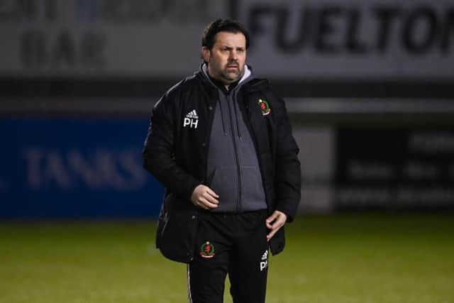 Cove Rangers manager Paul Hartley saw his side maintain their place at the top of League One head of a crunch game with Airdrie next weekend. (Photo by Paul Devlin / SNS Group)