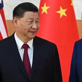 US President Joe Biden and China's President Xi Jinping meet on the sidelines of the G20 Summit in Nusa Dua on the Indonesian resort island of Bali.