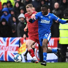 Ross Mccrorie played a strong role for Aberdeen in the win over Rangers. (Photo by Paul Devlin / SNS Group)