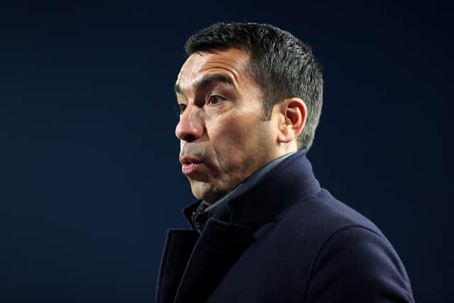 Rangers manager Giovanni van Bronckhorst is relishing the prospect of a Europa League quarter-final against Braga next month. (Photo by Alex Pantling/Getty Images)