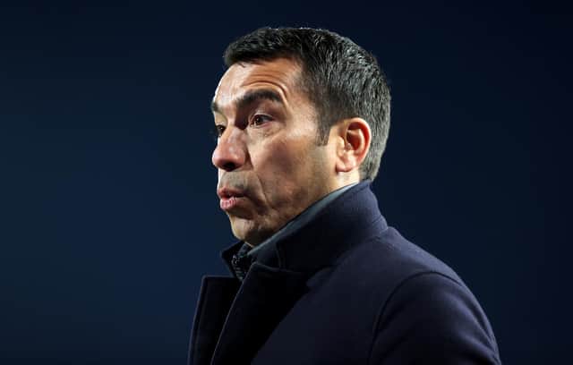 Rangers manager Giovanni van Bronckhorst is relishing the prospect of a Europa League quarter-final against Braga next month. (Photo by Alex Pantling/Getty Images)