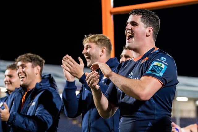 Marshall Sykes, right, has extended his stay with Edinburgh. (Photo by Ross Parker / SNS Group)