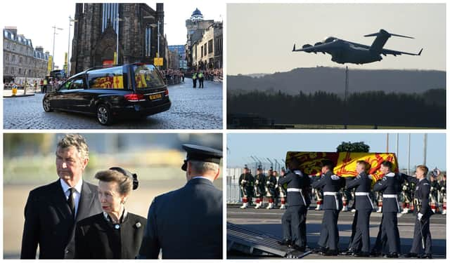 Applause rang out in the heart of Edinburgh as the Queen left the Scottish capital for the final time.