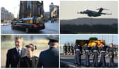 Applause rang out in the heart of Edinburgh as the Queen left the Scottish capital for the final time.