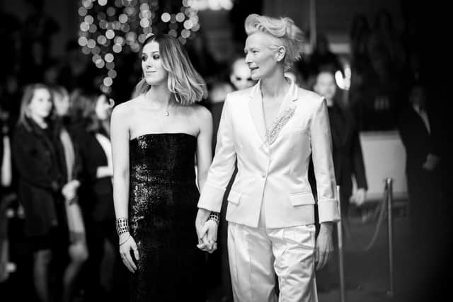 Tilda Swinton and her daughter Honor Swinton Byrne attend the screening of Parasite at the Cannes Film Festival in 2019.