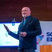 Scottish Edge is supported by The Hunter Foundation, Royal Bank of Scotland, the Scottish Government and Scottish Enterprise. Keynote speakers at the event included Sir Tom Hunter. Picture: Sandy Young Photography