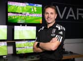 Head of Referee Operations Crawford Allan during a VAR media day at Clydesdale House, on October 13, 2022, in Glasgow.