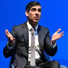 Rishi Sunak has defended the requirement for voters to present photographic proof of their identity (Picture: Paul Ellis/AFP via Getty Images)