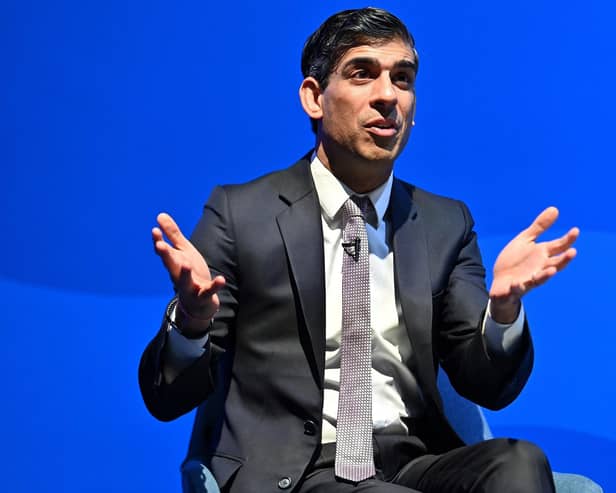 Rishi Sunak has defended the requirement for voters to present photographic proof of their identity (Picture: Paul Ellis/AFP via Getty Images)