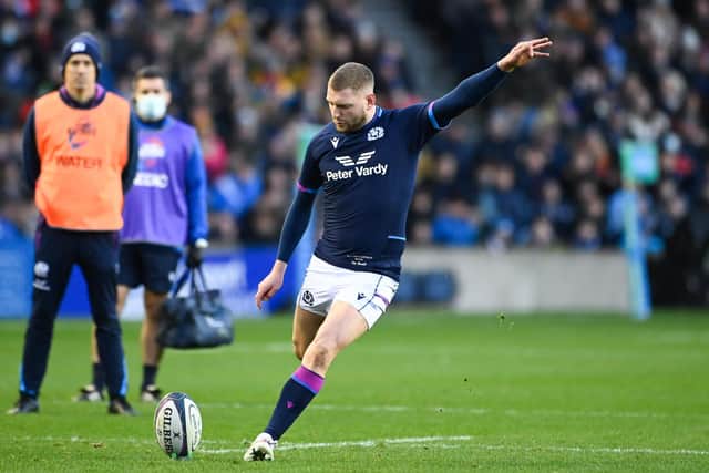 Finn Russell nailed the match-winning penalty against the Wallabies. (Photo by Paul Devlin / SNS Group)