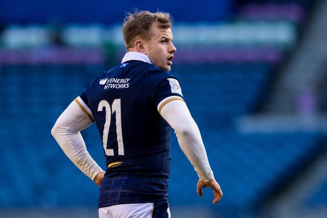 Scrum-half Scott Steele will make his first Scotland start after three appearances as a substitute.
