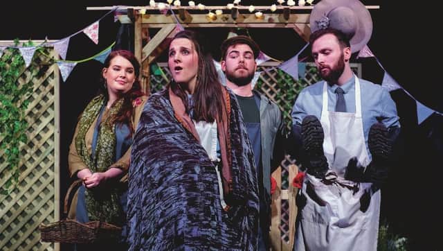 Jade Moffat, Zoe Drummond, Arthur Bruce and Andrew Irwin, the four performers in Scottish Opera's cancelled Spring Opera Highlights Tour PIC: Julie Broadfoot