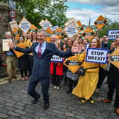 Willie Rennie attends a rally in Edinburgh with Scottish Liberal Democrat supporters in 2019 (Picture: Jeff J Mitchell/Getty Images)