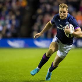 Duhan van der Merwe has rejoined Edinburgh despite interest from Glasgow.  (Photo by Ross Parker / SNS Group)