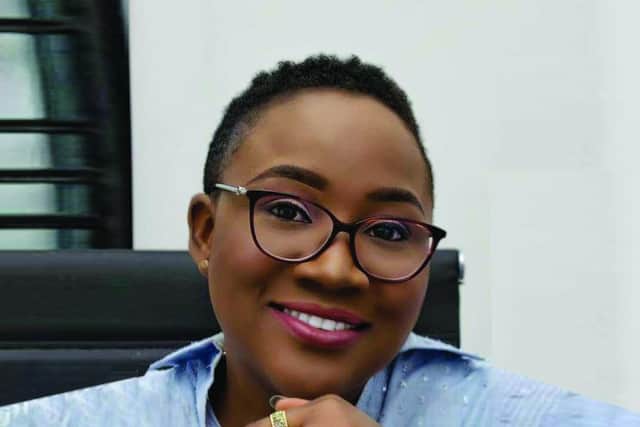 Onyinye Igbokwe of award sponsors Techscale