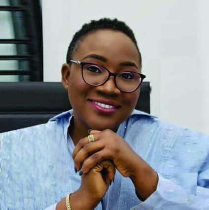 Onyinye Igbokwe of award sponsors Techscale