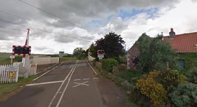 Accident spot: The level crossing